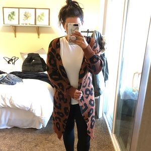 Leopard Print Cardigan
